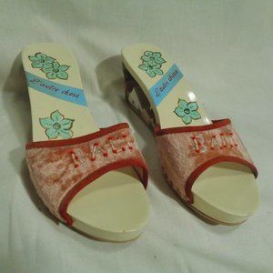 L'Autre Chose Slip On Sandals/Wedge